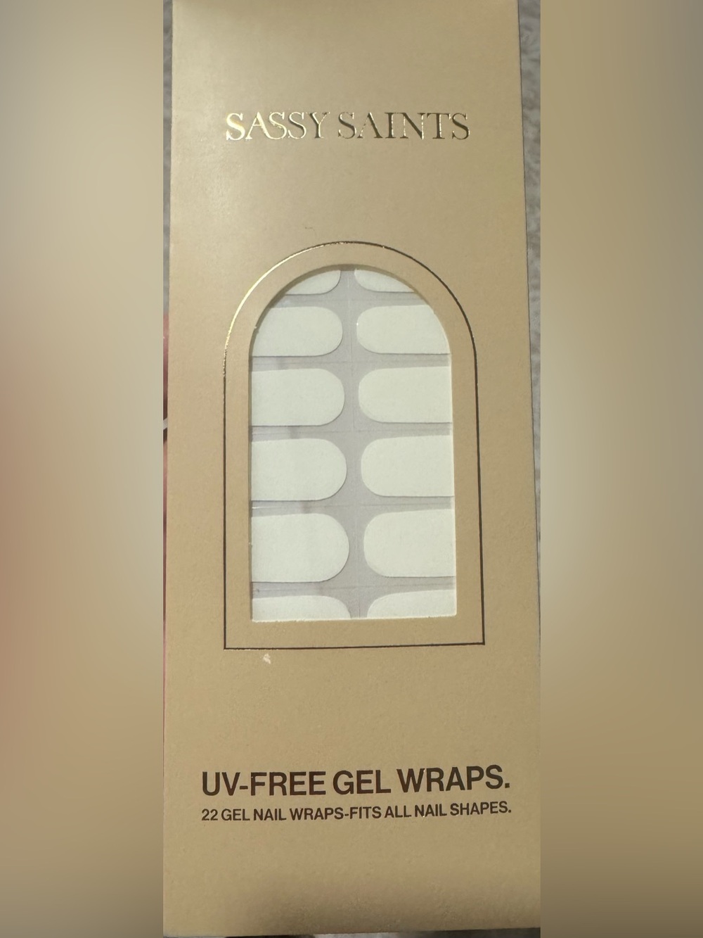 Sassy Saints-UV-Free Gel Wraps – Coconut Milk